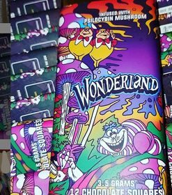     Wonderland Psychedelic Mushroom Chocolate Bars